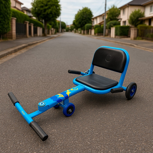 Carrinho De Rolimã Azul Moderno Infantil