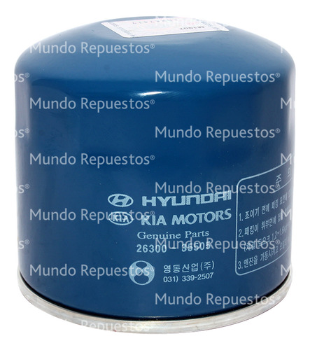 Filtro Aceite Para Hyundai Creta 1600 Gamma G4fg Mp 1.6 2017