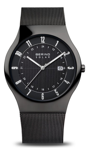 Reloj Bering Men Analog Solar Collection De Acero Inoxidable