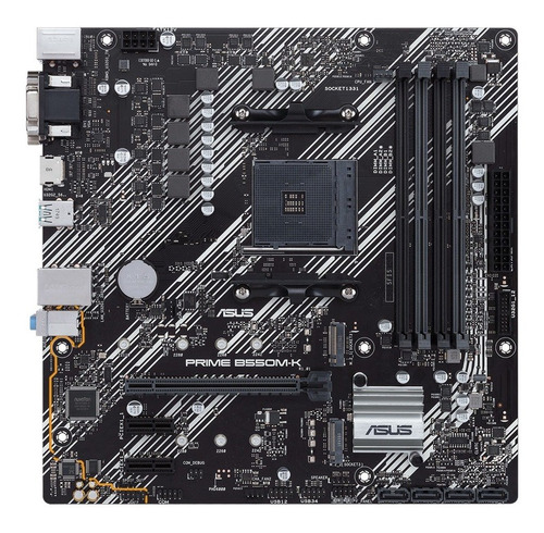 Imagen 1 de 9 de Mother Asus Prime B550m-k Amd Ddr4 B550 Ryzen 3 Gen Pcie 4.0