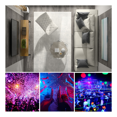 Rgb Bombillas Inteligentes De Cambio De Color 4pcs 9w,Foco,Led Rgb,Luces Rgb