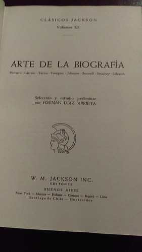 Arte De La Biografía