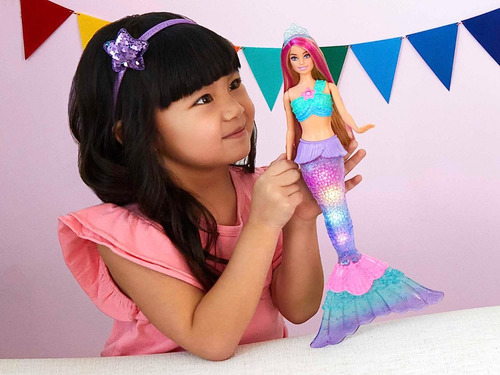 Barbie Dreamtopia twinkle lights mermaid Mattel HDJ36