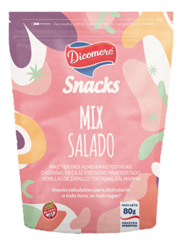 Mix Salado De Frutos Secos Sin Tacc - Dicomere