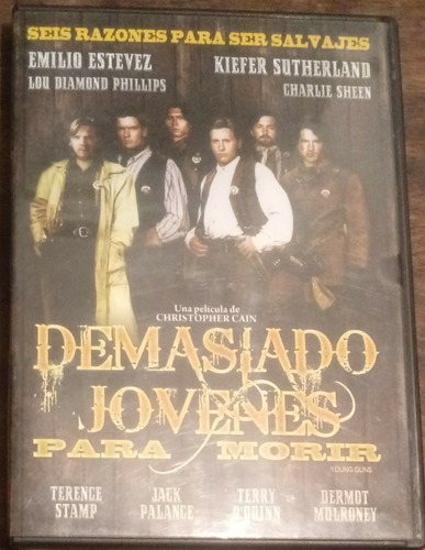 Demasiado Jóvenes Para Morir - Dvd Original - En Caballito (Usado)