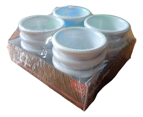 Posillo De Melamina, Liso - Blanco, 1-1/2 Oz X12un