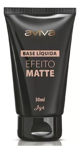Base de maquiagem líquida Jequiti Aviva 30ML EFEITO MATTE Base Líquida tom escuro - 30mL 30g