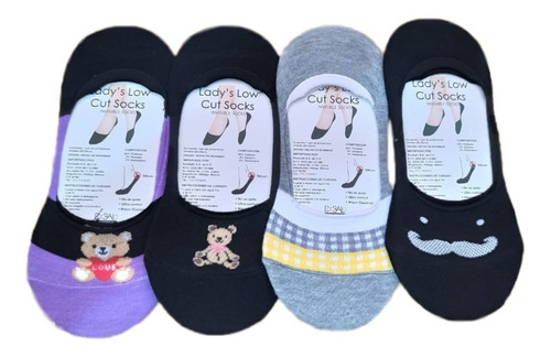 Calceta Dama Protectopie Tin Invisible Paq De 3 Pares