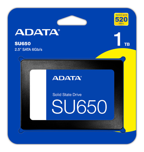 Disco sólido SSD interno Adata ASU650SS-1TT-R 1TB