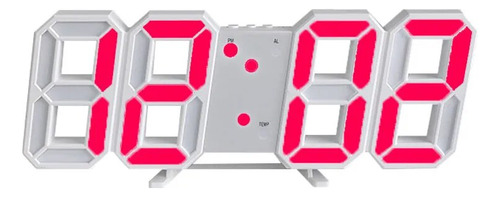 Diseño De Reloj Led 3d Para Decoración Con Reloj Digital De
