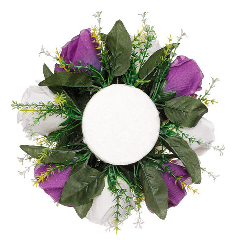 2 Rosas De Imitación Para Mesa De Boda Y Decoración Del Hoga
