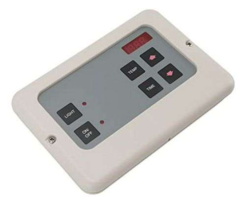 Controlador Sauna 1-12 Horas 35-110 Montaje Pared Abs Blanco