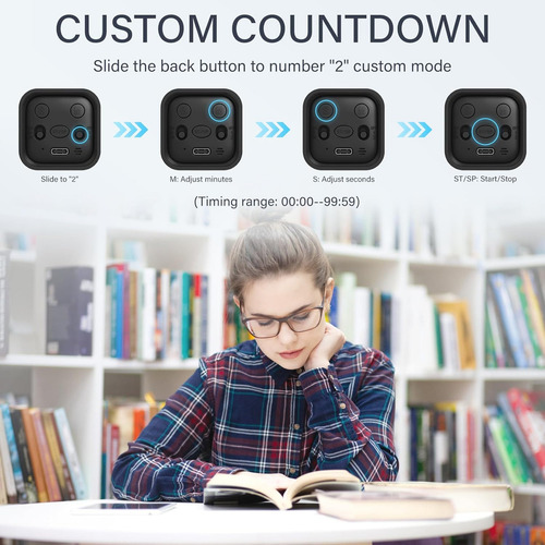 Spin Pomodoro Timer, Cube Timer Para Tdah,