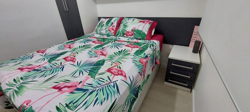Apto Com 2 Quartos, Cozinha E Escritório Mobiliado