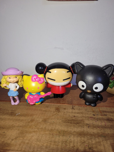 Lote Brinquedos Mc Donalds Hello Kitty + Pucca
