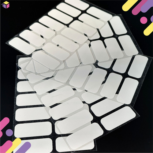 Imagen 2 de 6 de 98 Etiquetas Planchables Para Marcar Ropa Oscura