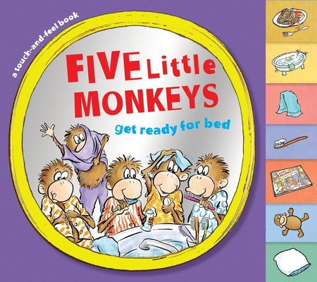Libro Five Little Monkeys Get Ready For Bed Touch-and-fee...