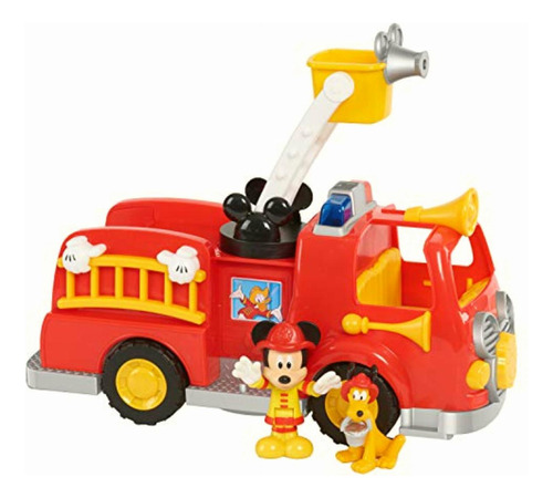 Mickey Mouse Disneys Mickeys Fire Engine, Figure And