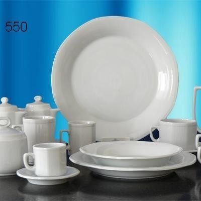 Set Juego Platos Playos X12 Porcelana Vajilla Deco Tsuji 550