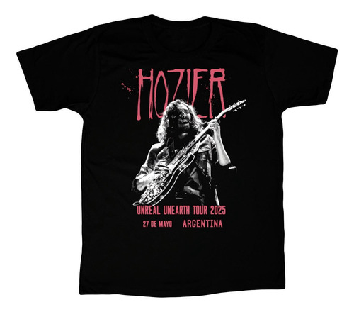 Remera Estampada Hozier Fecha Argentina