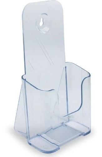 Imagem 1 de 1 de Porta Folheto Cristal Para Papel De Até 10 Cm