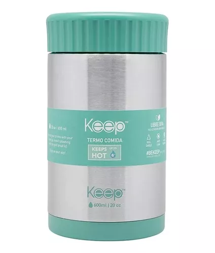 Termo De Comida Keep Acero Inoxidable 600 Ml Colores