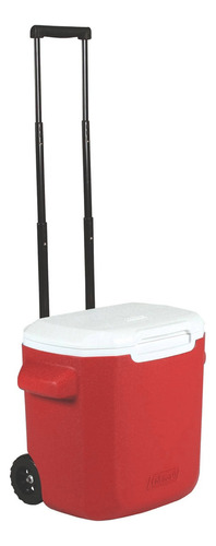 Hielera Playa Latas 16 Qt Con Ruedas Roja 300116 Coleman C36