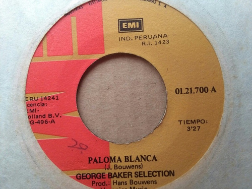 Mundo 45 George Baker Selection Paloma Blanca