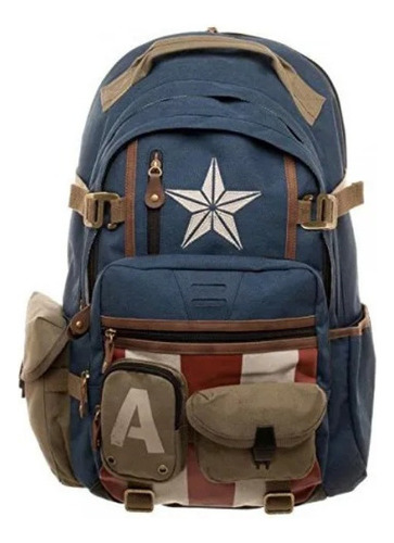 Morral Capitan America, Morral Escolar, Morral De Viaje