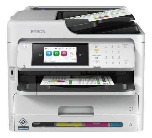 Impresora Multifunción A Color Epson Workforce Wf-c5810 Con Wifi 220v