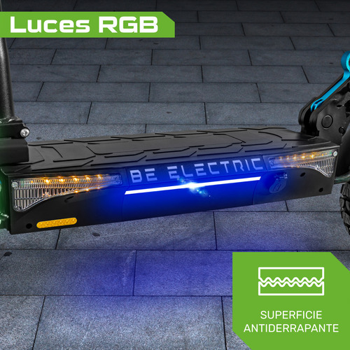 Scooter Electrico Plegable E-be Bx45 Monopatin 45km 1000w Color Negro