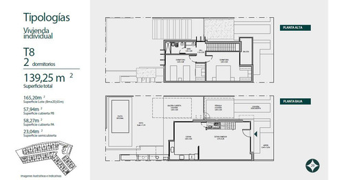 Casa En Housing Las Veras Duplex De 2 Dormitorios Con Patio Valle Escondido