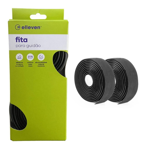 Imagem 1 de 3 de Fita Guidão Bicicleta Bike Speed Preto Par