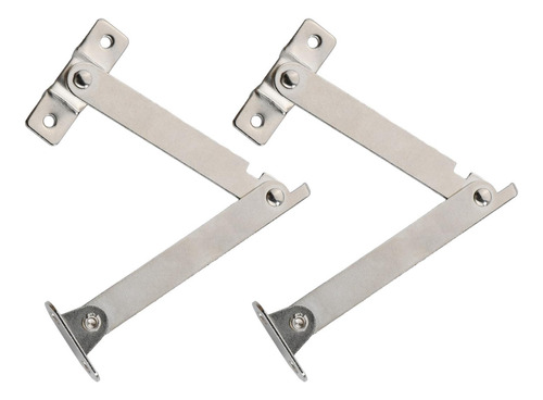 2 Bisagras De Soporte De Tapa Para Puerta De 2 Piezas