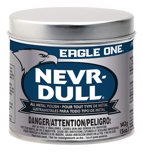 Nevr-dull Wadding Metal Polish, Chrome Restoration, Rue...