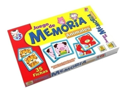 Juego De Memoria Animales Implas