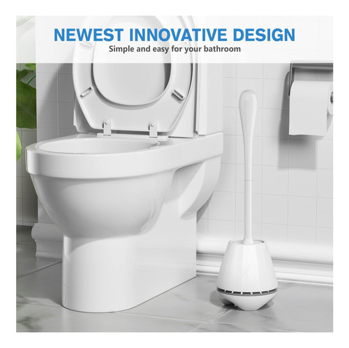 Cepillo Y Soporte Para El Baño Uptronic 2, Cepillo Para El Y
