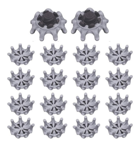 18 Tapones Suaves Para Zapatos De Golf/gris