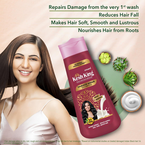 Kesh King Shampoo Reparador De Danos | Com Proteína Do Leite