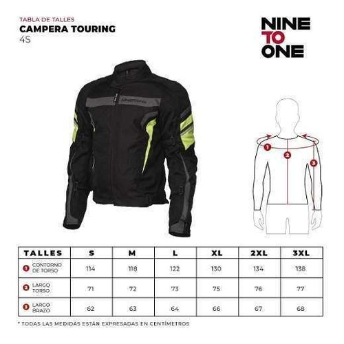Campera Cordura Nto Ls2 4 Estación Protec. Moto Plex Tucumán