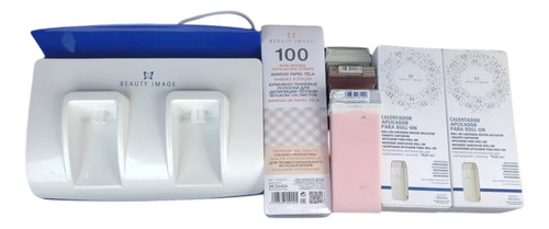 Kit Depilación Cera Roll On Calentador Doble
