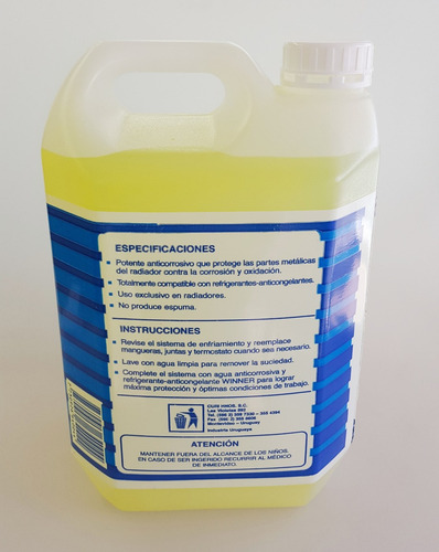 Imagen 2 de 4 de Agua Destilada Anticorrosiva Para Radiador