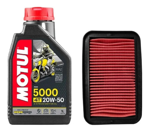 Kit Service Honda Cb 125 Twister Motul + Filtro Aire - Gaona