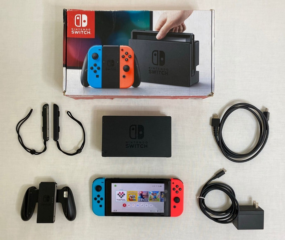 Nintendo Switch Desbloqueado + Sd 256gb + Suporte