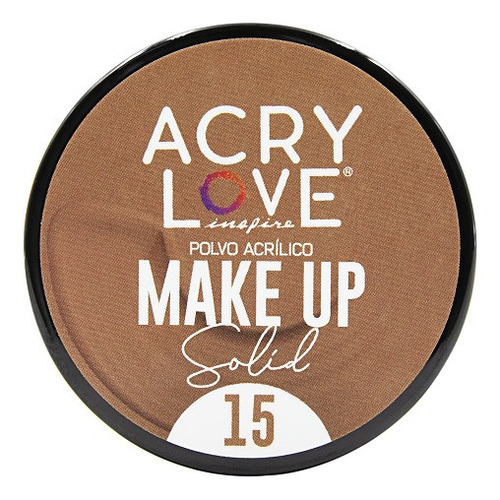 Acrylove - Polvo Acrilico Uñas Make Up Solid 15 (56 Gr)