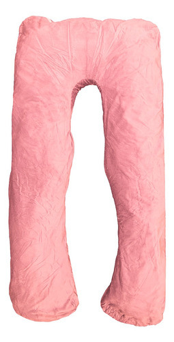 Almohada Ortopédica Embarazo/lactancia Prenatal Estilo Puff Color Rosa