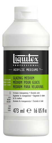 Médium Acrílico Glazing Liquitex 473ml Cor Branco