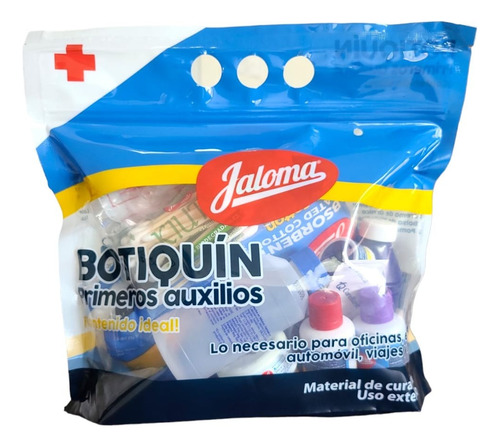 Botiquin Primerios Auxilios Bolsa C/13 Articulos Jaloma