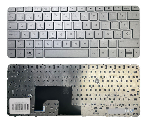 Teclado Compatible Con Hp Mini 210-3000 Con Marco