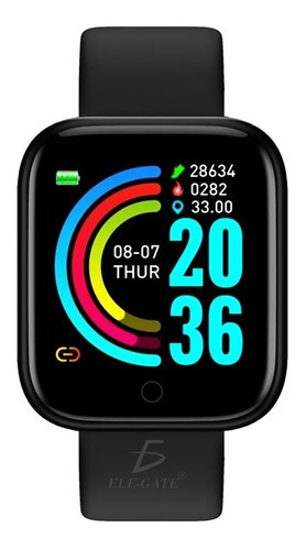 Smart Watch Macaron Color, Notificaciones, Bluetooth Color de la caja Negro Color de la correa Negro Color del bisel Negro